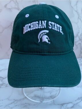 The Game Michigan State University Spartan Green Adjustable Cap Youth